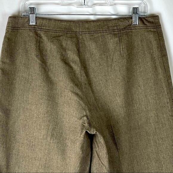 J Jill Brown Tan Wide Leg Wool Blend Career Office Pant NWOT - Picture 6 of 12